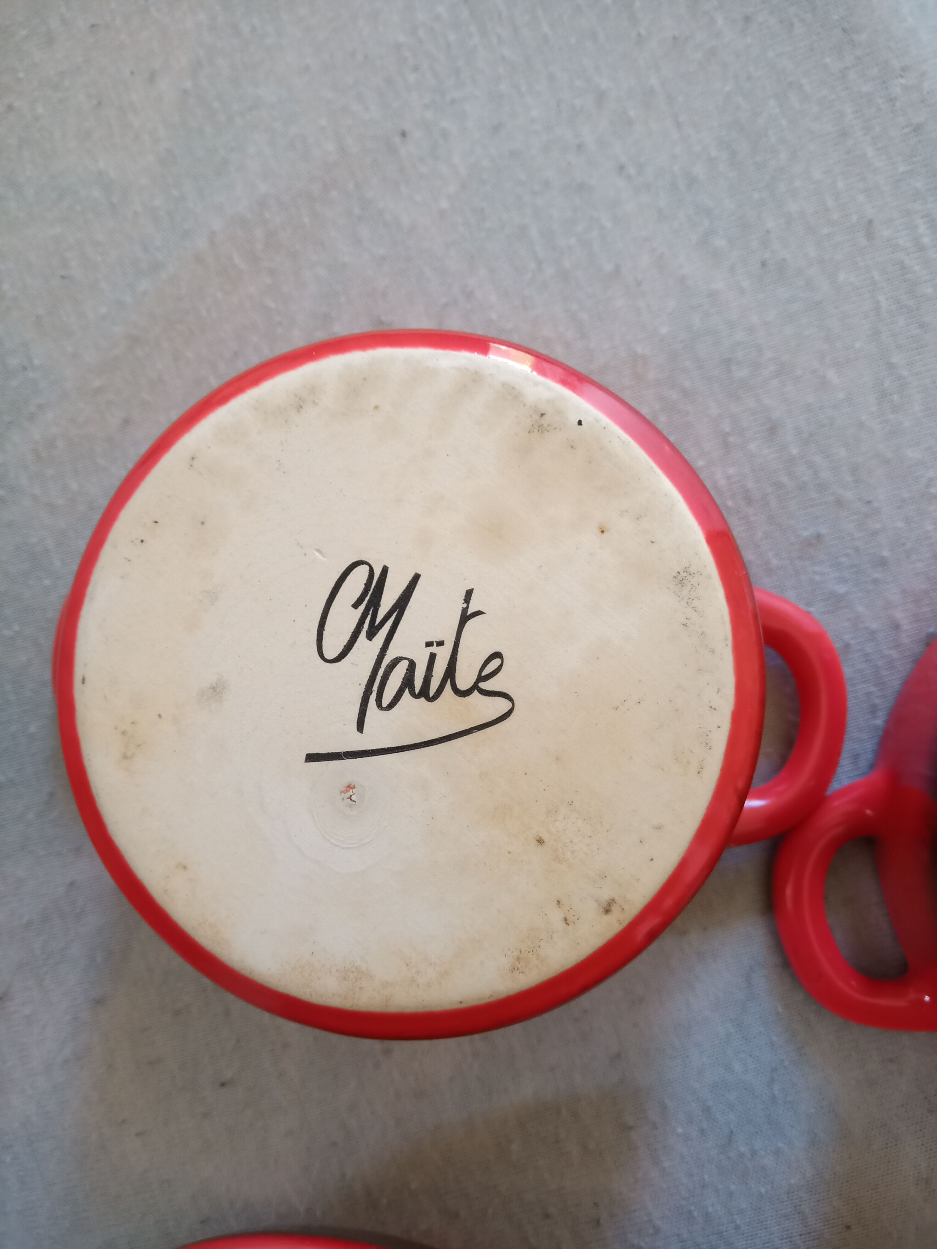 Two stoneware casseroles - maïte