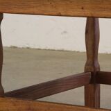 1960s mid-century brutalist Danish coffee table in oak attributed to Kjærnulf