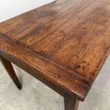 19th-century solid oak dining table