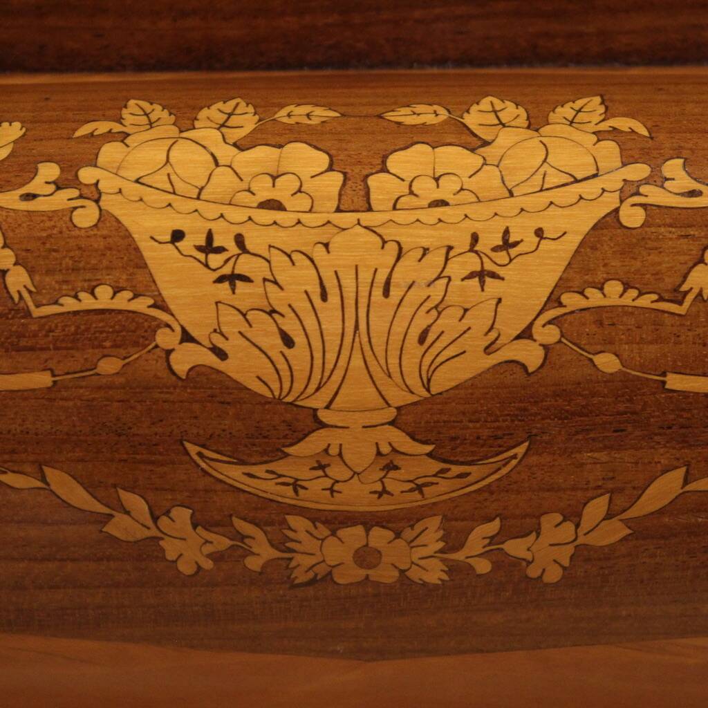 Spanish console in inlaid wood from the 19th century