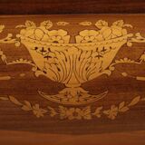 Spanish console in inlaid wood from the 19th century