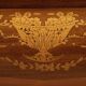 Spanish console in inlaid wood from the 19th century