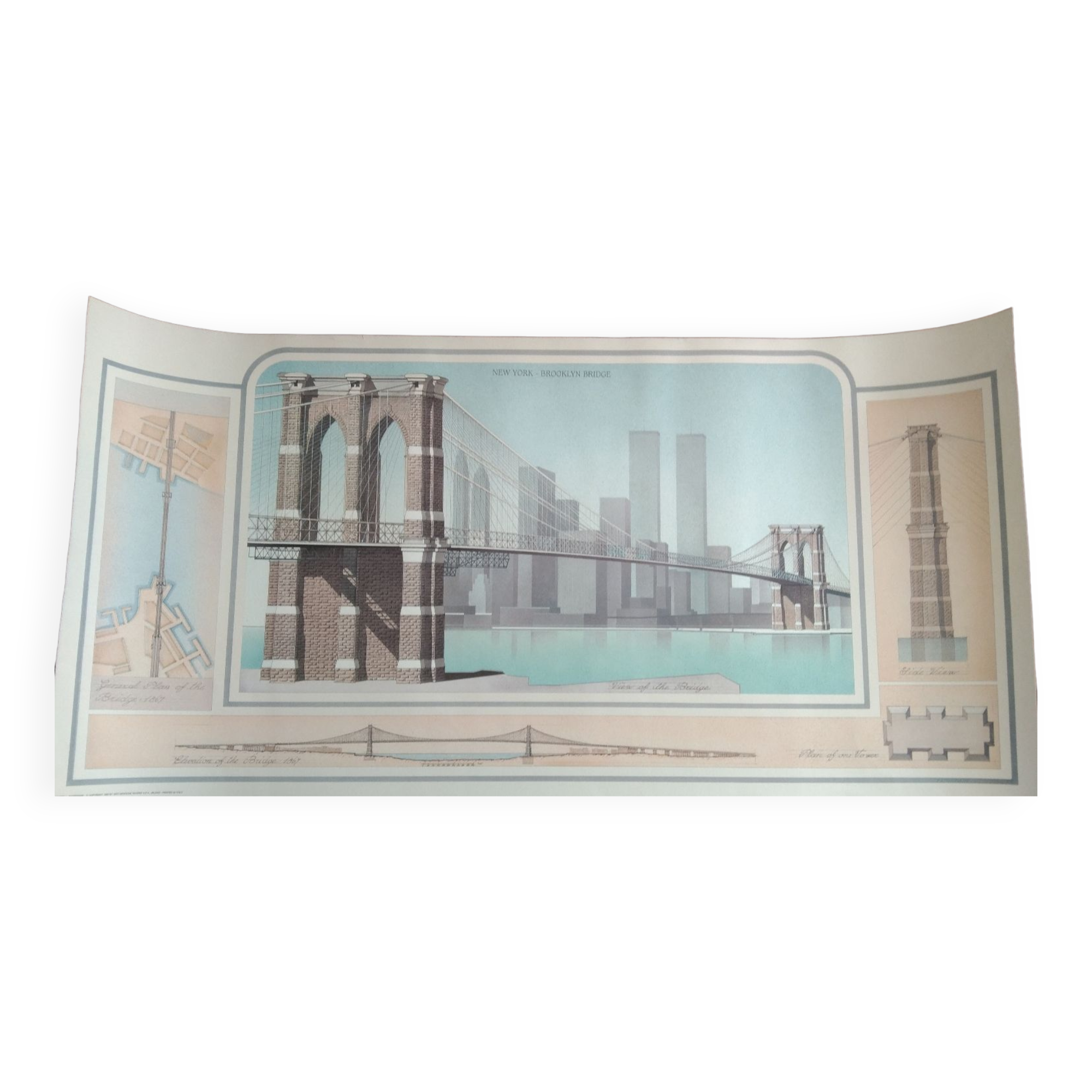 Brooklyn Bridge Poster Patrignani