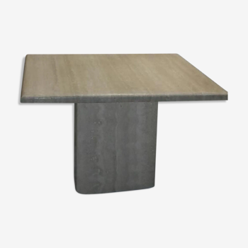 Table basse en marbre travertin