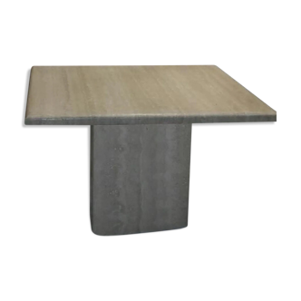 Travertine marble coffee table