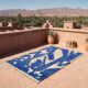 Handmade Berber rug in wool 3 x 2 m