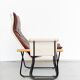 Takeshi Nii folding chair and ottoman "NychairX", 1970