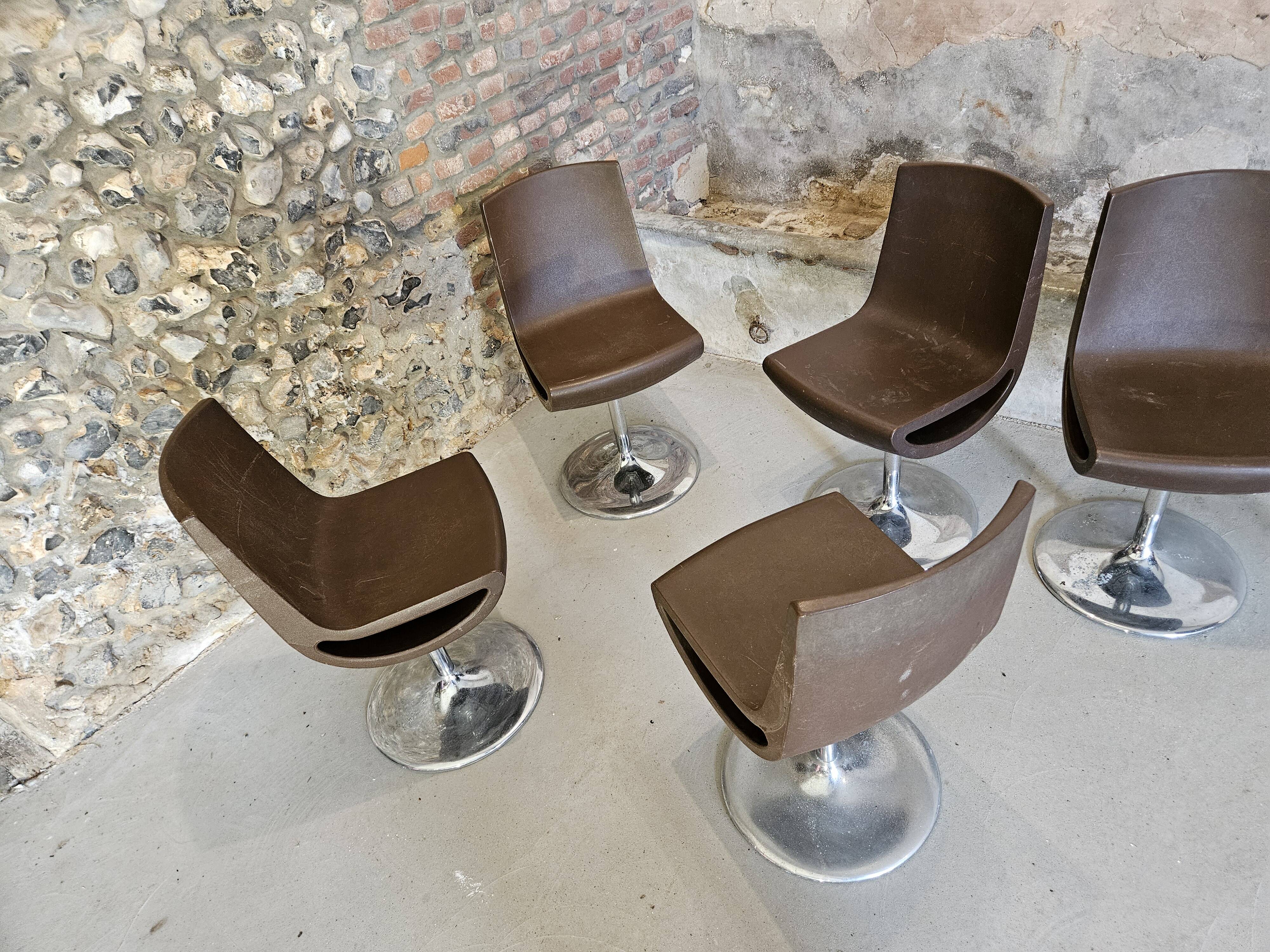 Lot de 6 chaises "Ciao" design Erik Bjornsen