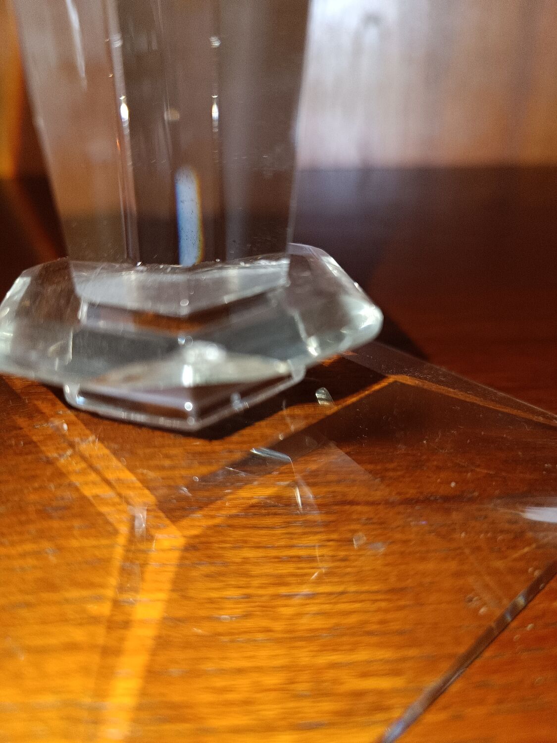 Crystal candle holder