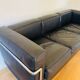 LC2, Le Corbusier for Cassina, Threeseater, Chrome and Leather