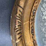 Carved and gilded wooden frame