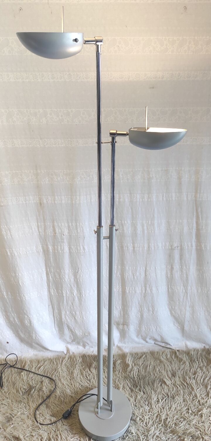 2-light floor lamp Jelken model for Ikea - 1980s