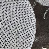 Old wrought iron garden furniture