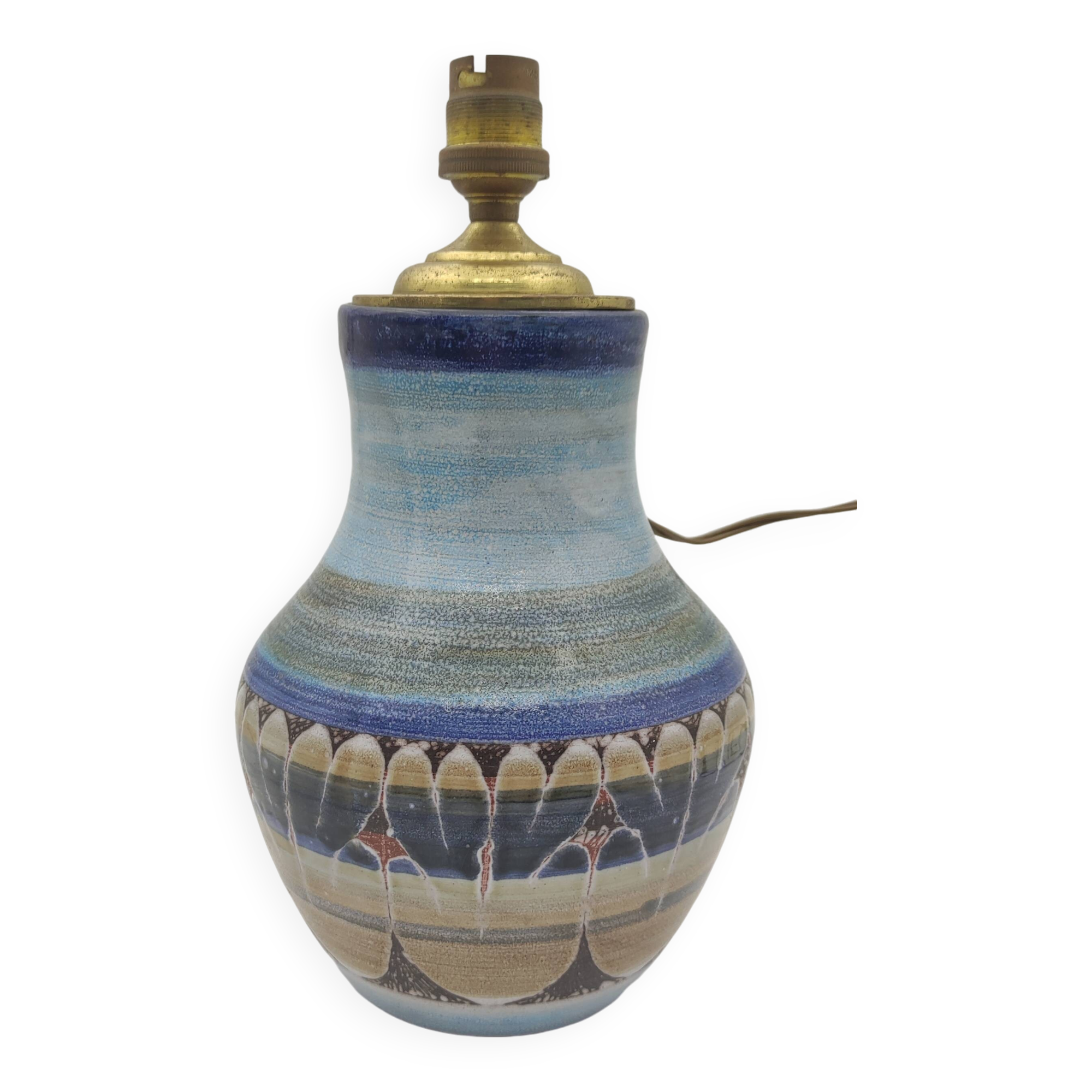 Lampe céramique signé Roland Moreau