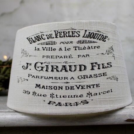 White Lampin in Fabrics