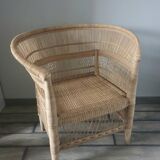 Wicker armchair