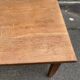 19th century solid oak farmhouse table, 140x80cm