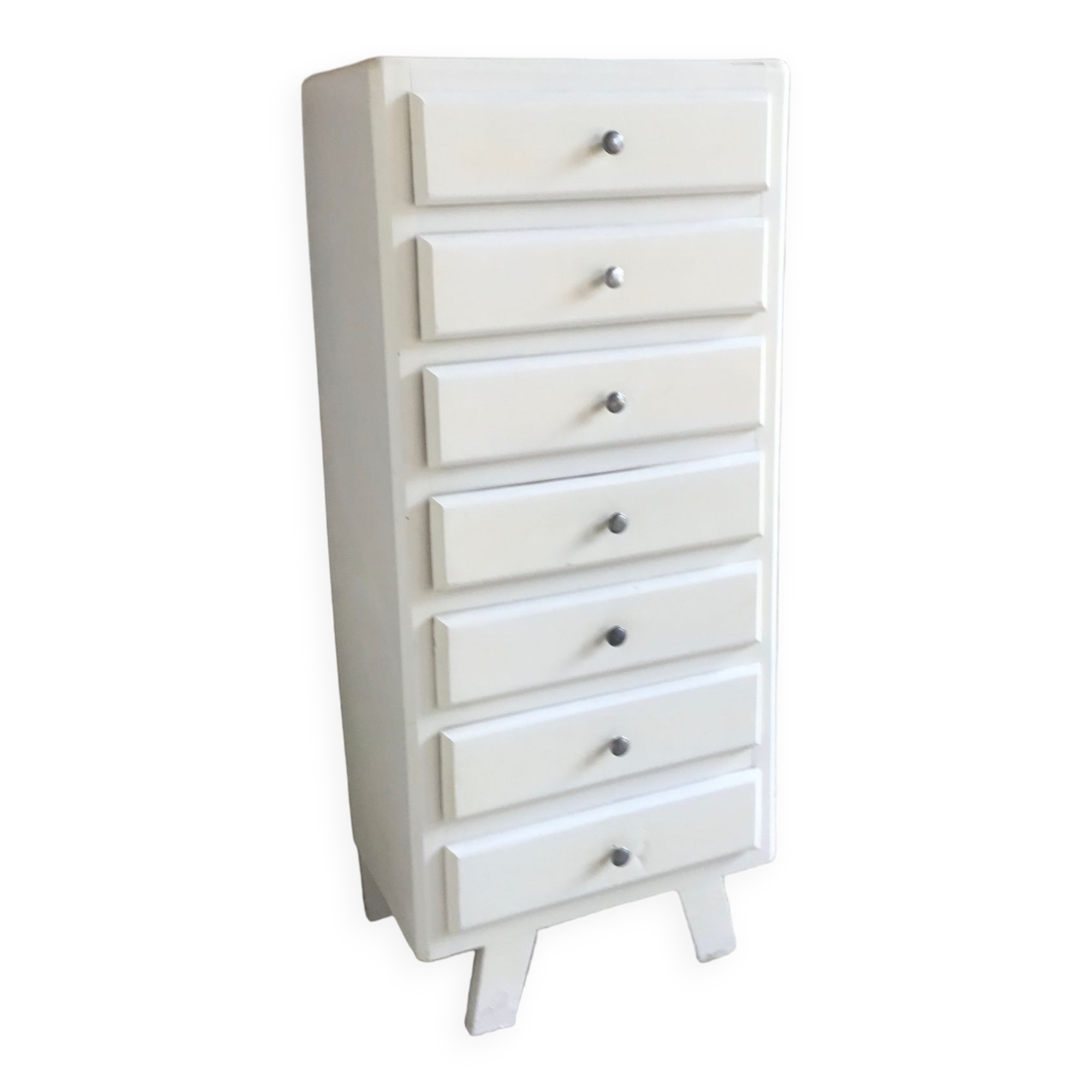 Vintage white wood dresser