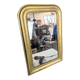 Louis-Philippe gold mirror with beaded moulding 62x92cm