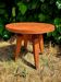 Scandinavian style wooden round table