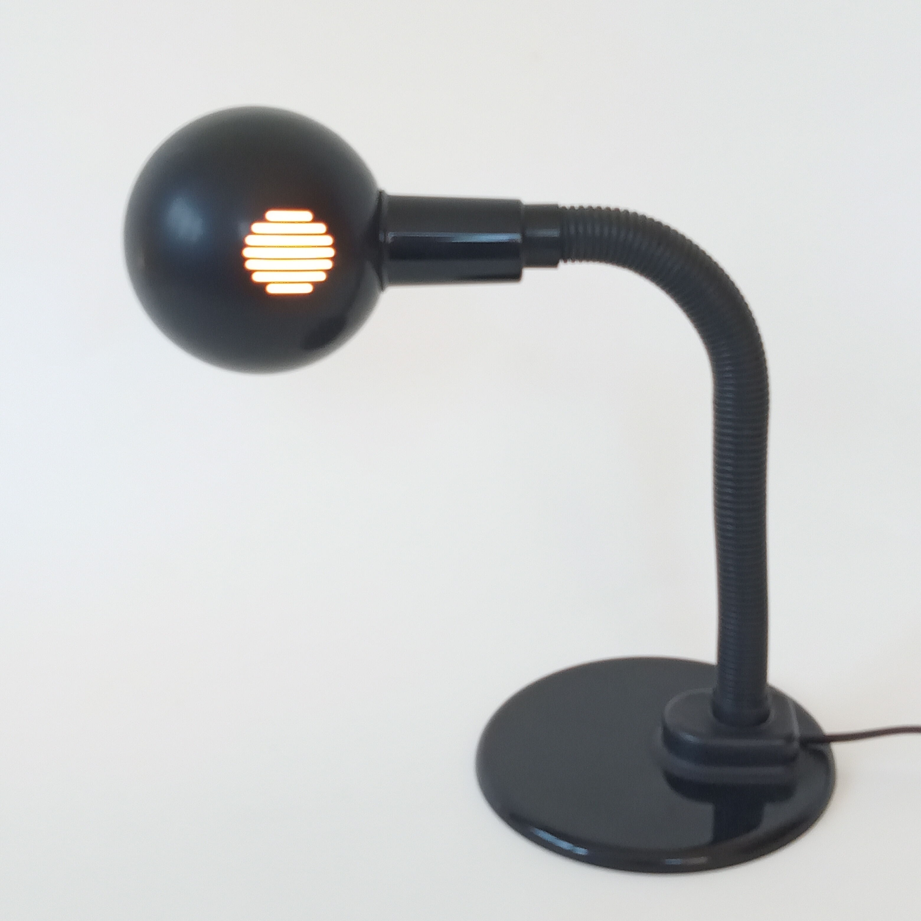 Black office lamp 80s