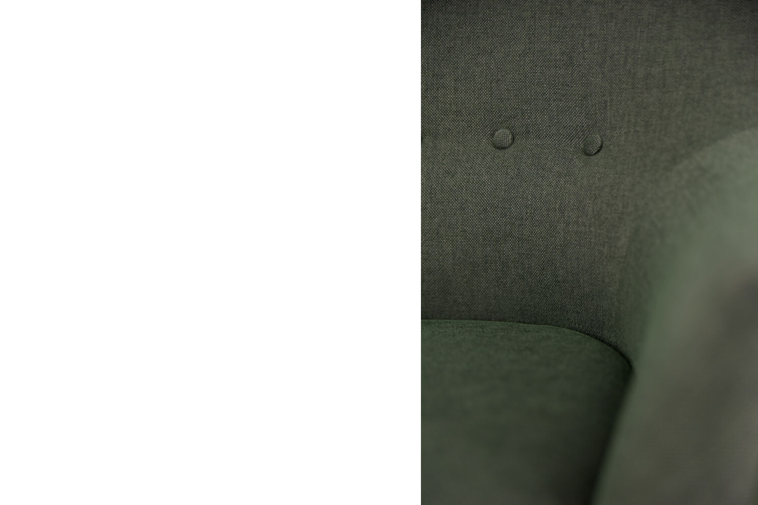 Vintage Scandinavian Mid-Century Modern Bottle Green Armchair, 1950s