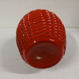 Carafe glass opaline fiorentina red handmade italy 30cm