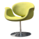 Fauteuil Little Tulip Pierre Paulin Artifort en tissu vert