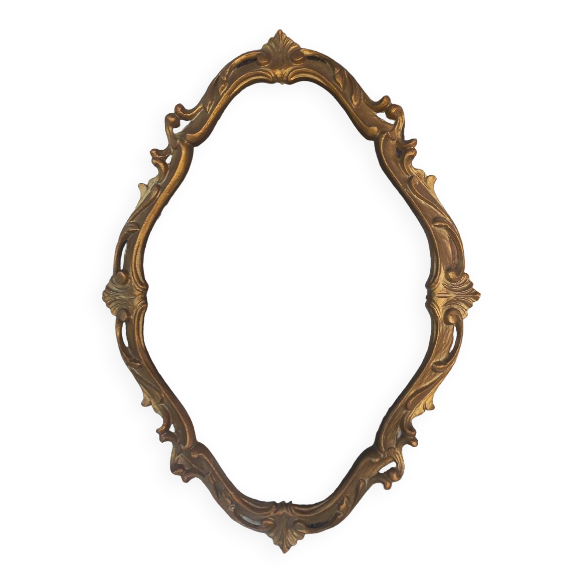 Rococo style gold frame