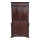 Buffet with 2 bodies Louis XIII in walnut, 19th century.