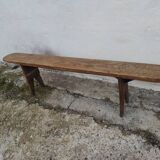 Old oak farmhouse bench