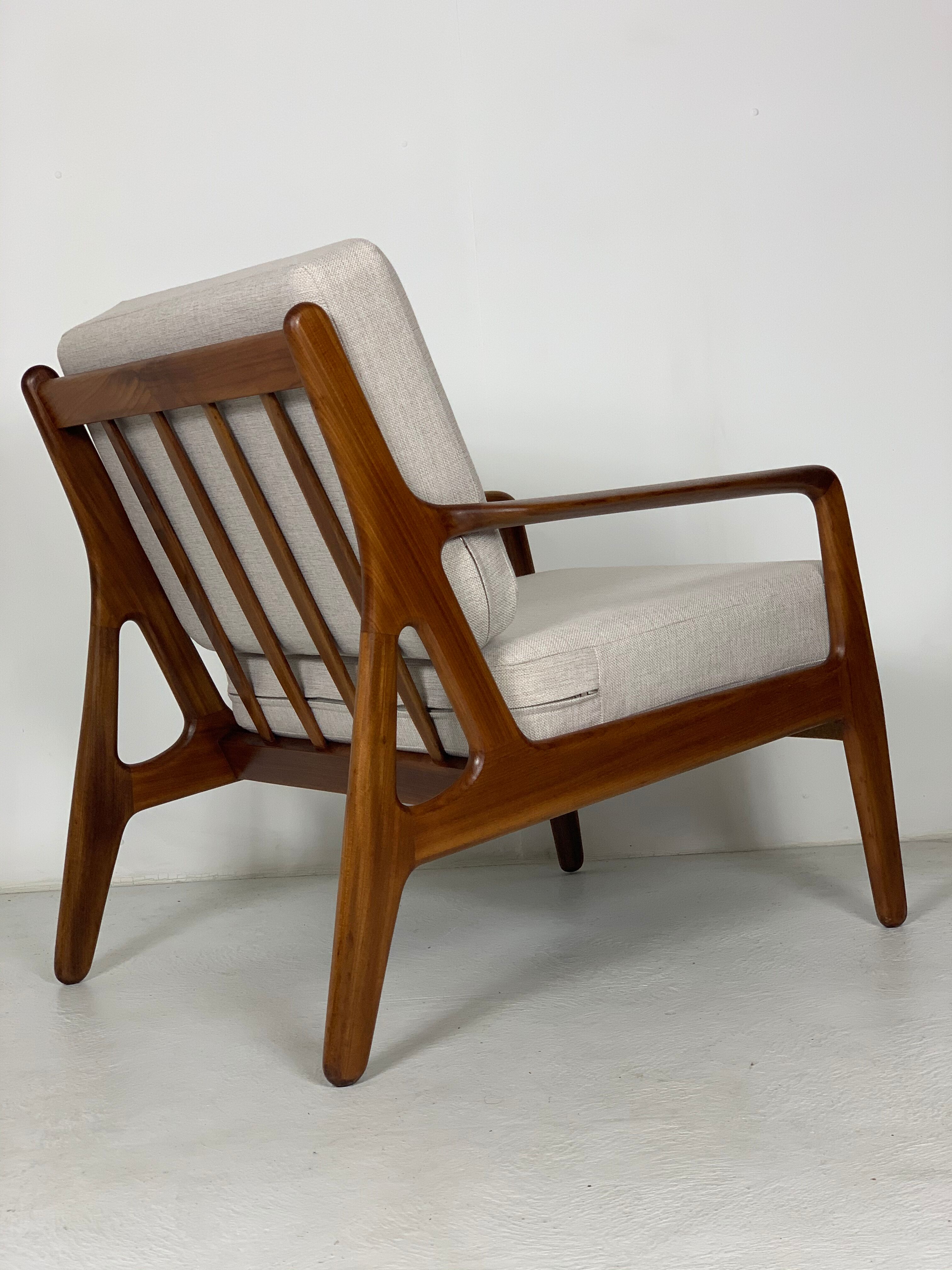 Danish midcentury easy chair by Arne Vodder 1960s