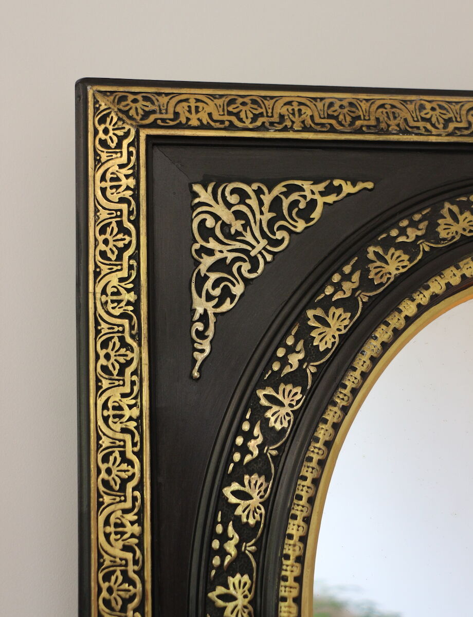 Napoleon III oval mirror - 55x45cm