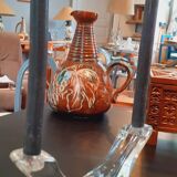 Bougeoir en cristal forme libre année 50 cristallerie Daum France