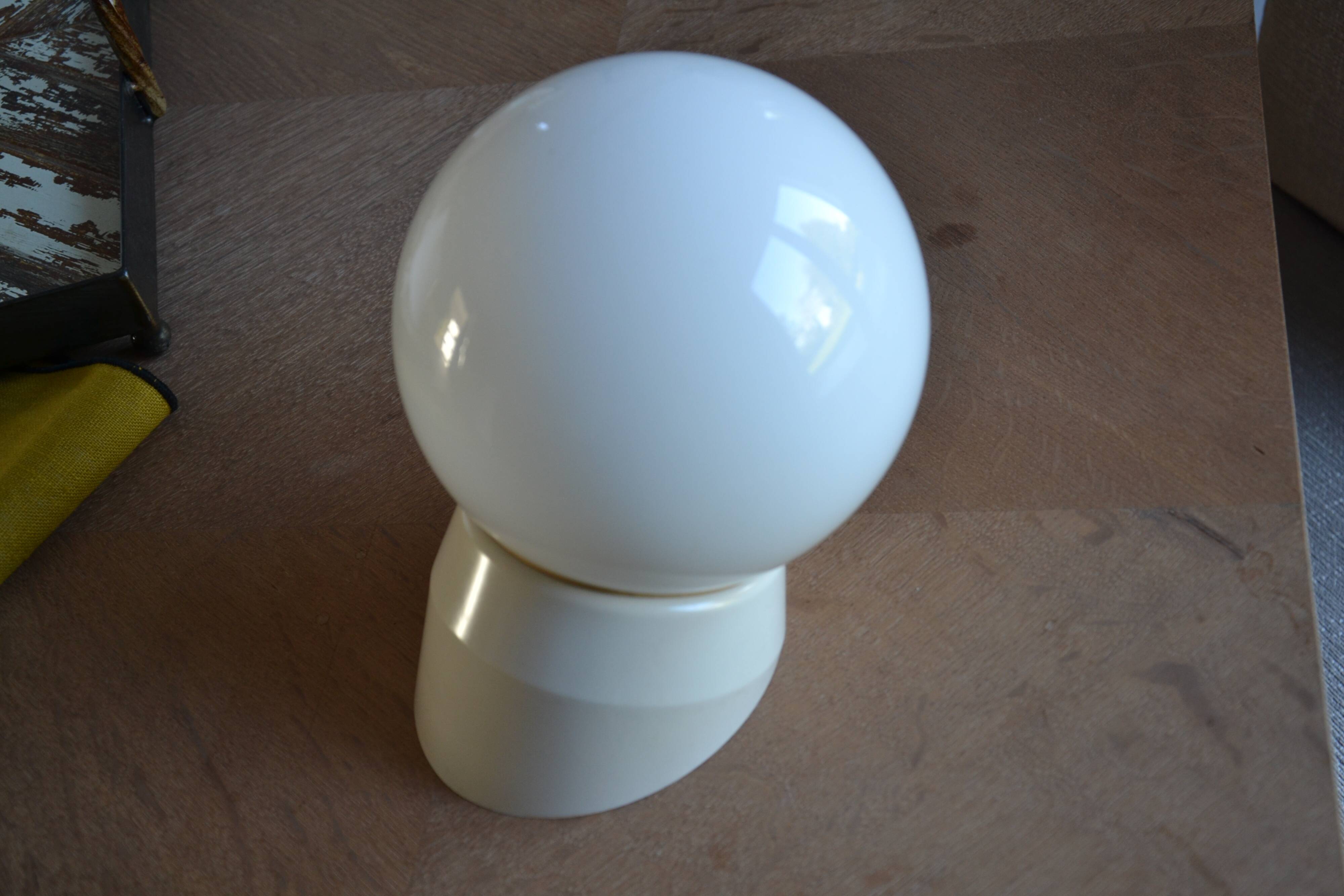 Vintage opaline wall lamp