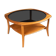 Retro Teak 1960s Jentique Teak & Glass Coffee Table