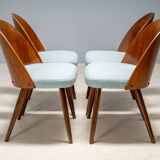 Antonín Šuman chairs set, Tatra Nábytok, Czechoslovak design 1960s