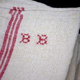 Old nineteenth tea towel