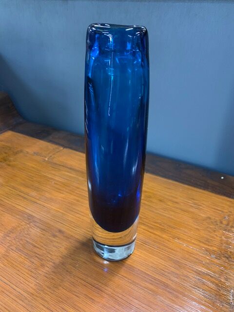 Design vase in glass and crystal