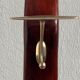 Night jack, anthropomorphic, brass mahogany, Ico Parisi, Fratelli Reguitti, 1950
