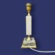 Vintage lamp base in onyx and gilded brass