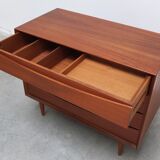 Freestanding chest of drawers in teak by Arne Vodder for Sibast, 1960s