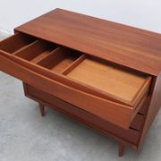 Freestanding chest of drawers in teak by Arne Vodder for Sibast, 1960s