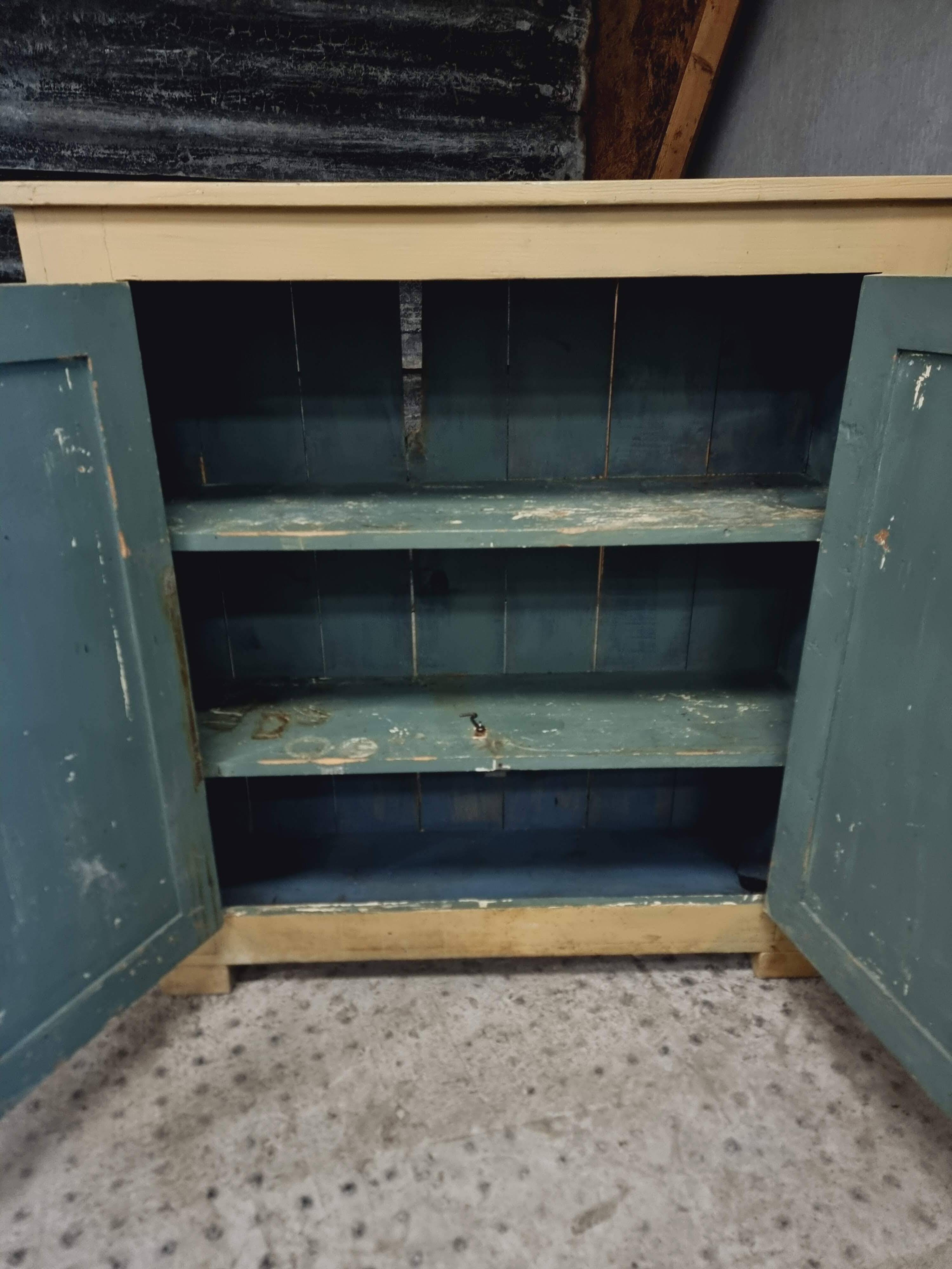 Antique French kitchen cabinet, sideboard