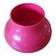 Vintage red plastic vase