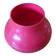 Vintage red plastic vase