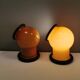 A set of EPOKE II wall lights, designed by Michael Bang for Holmegaard Denmark 1975-1981.