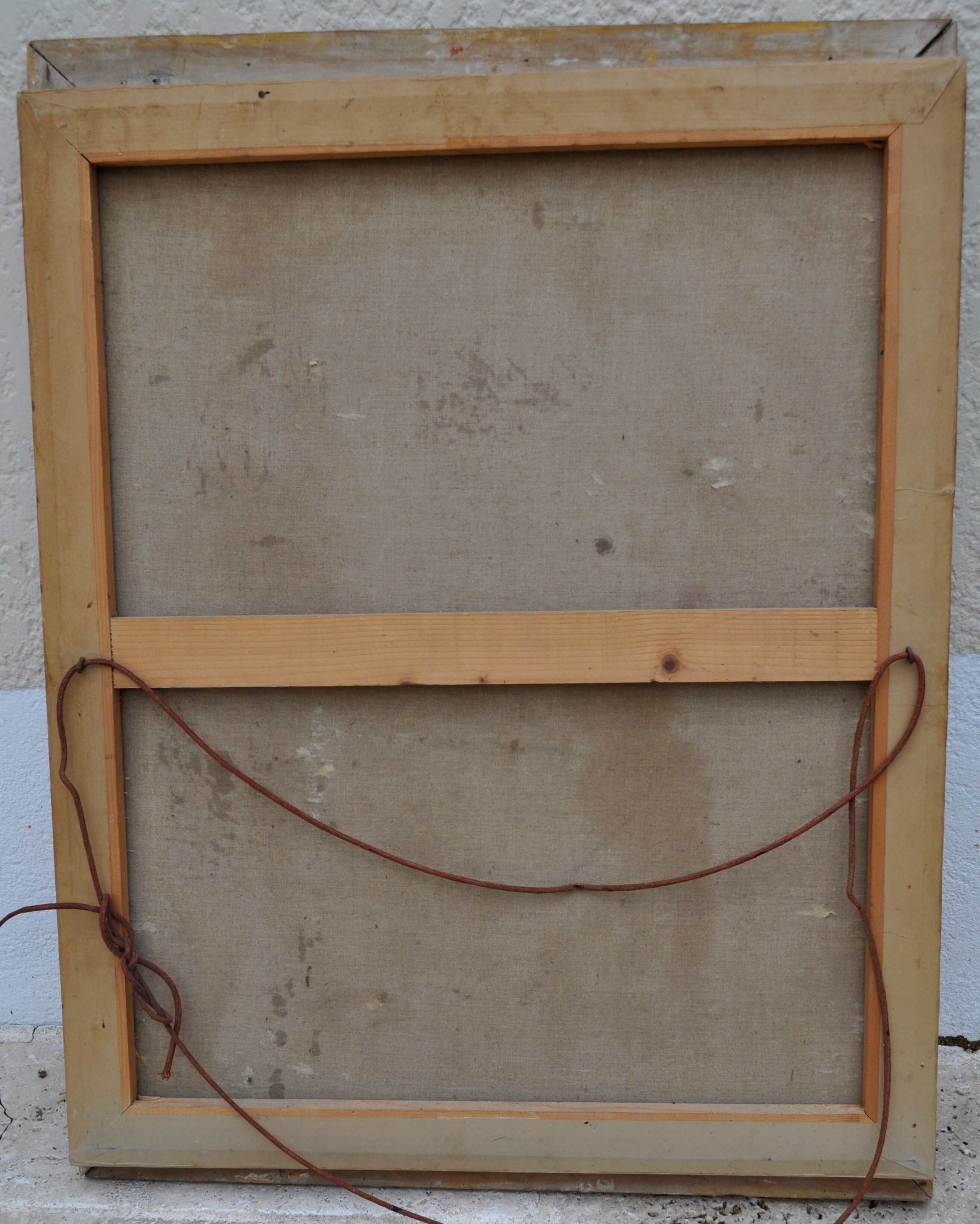 Tableau huile jeune officier