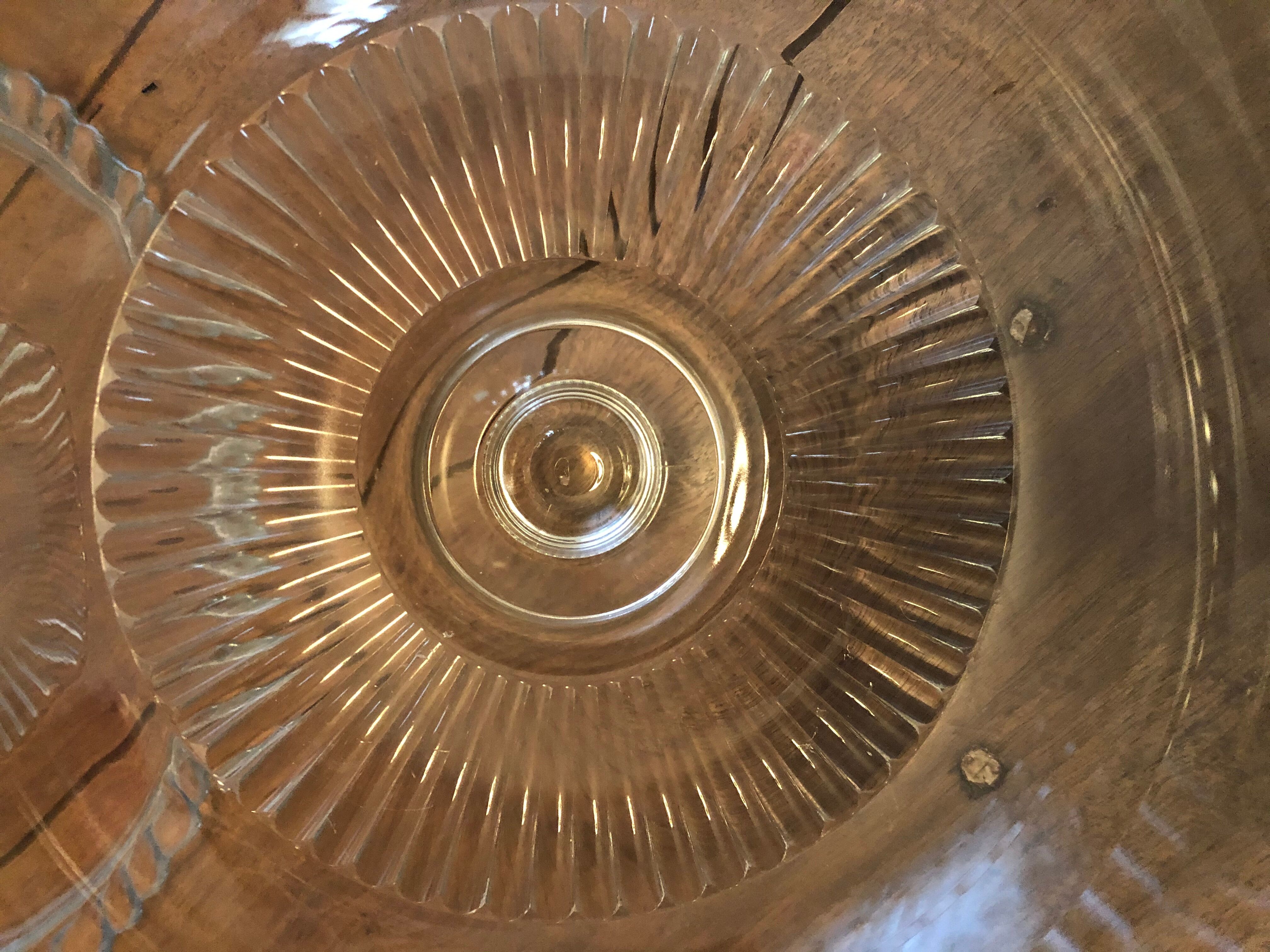 Cheese platter and glass bell