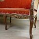 Banquette Provençale En Noyer sculpté De Style Louis XV époque fin XIXème siècle